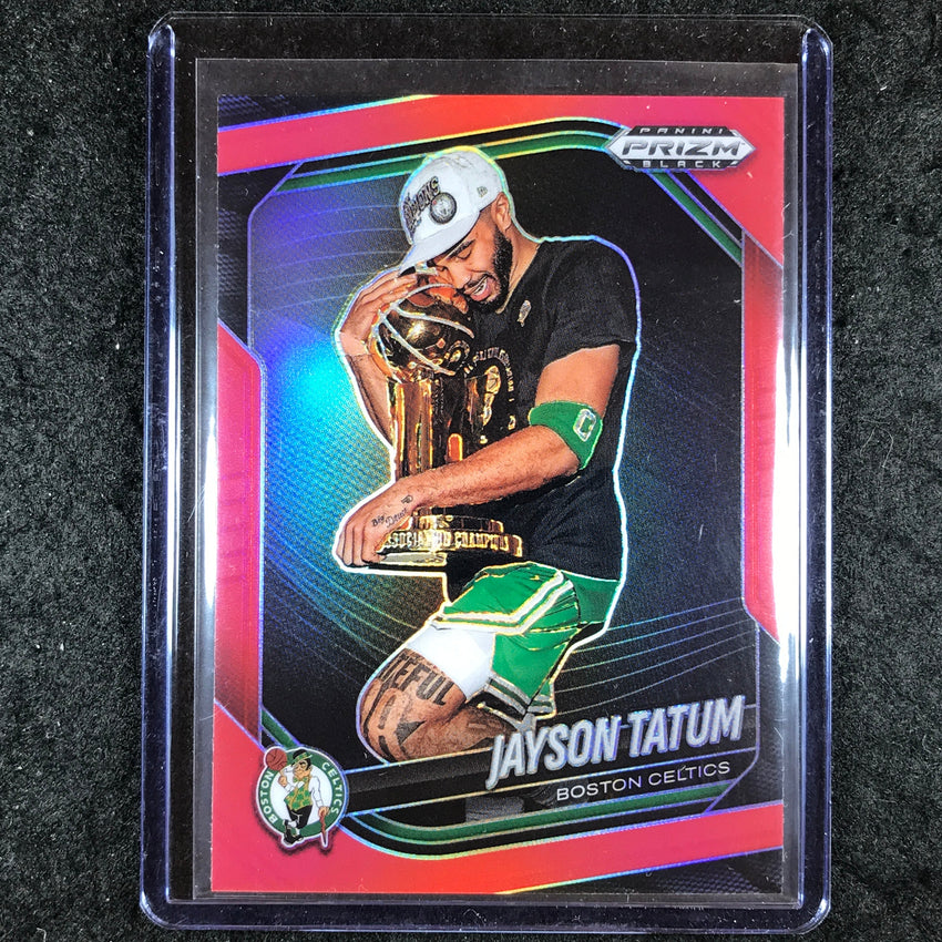 2024-25 Prizm Black JAYSON TATUM Base Red /299 #139