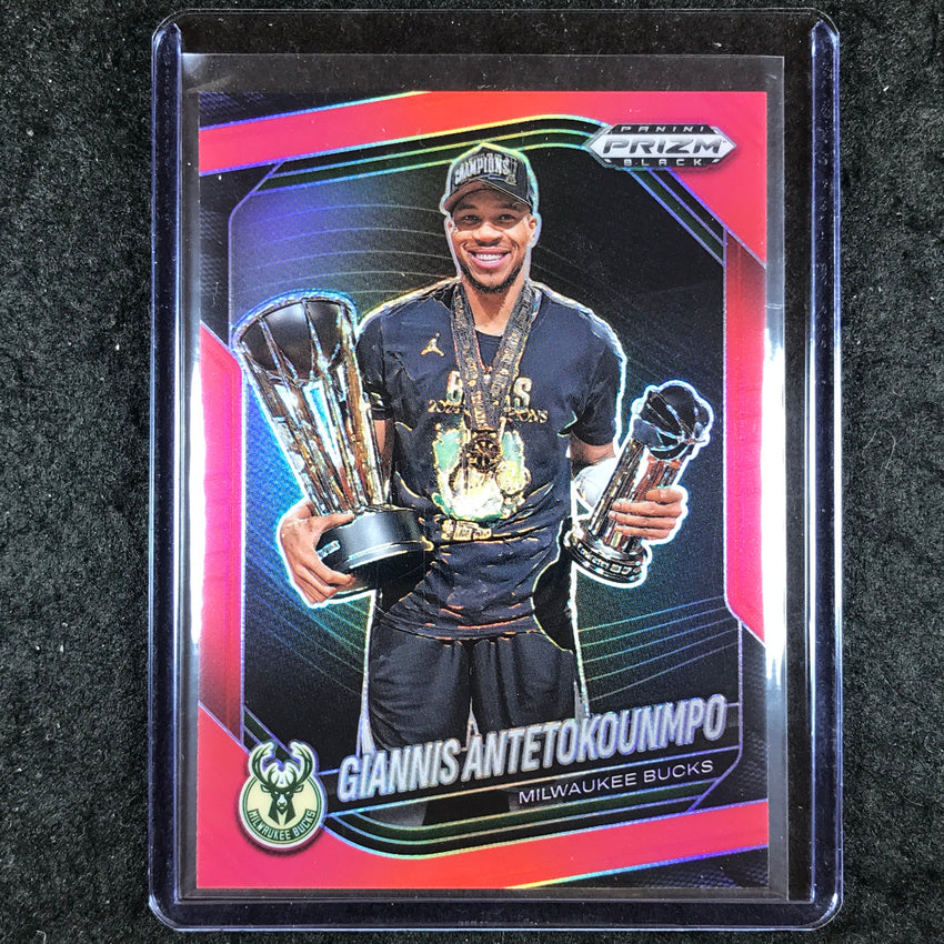 2024-25 Prizm Black GIANNIS ANTETOKOUNMPO Base Red /299 #159