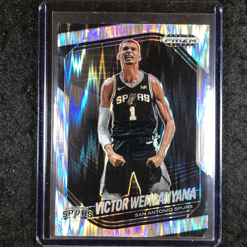 2024-25 Prizm Black VICTOR WEMBANYAMA Base Skewed /249 #1