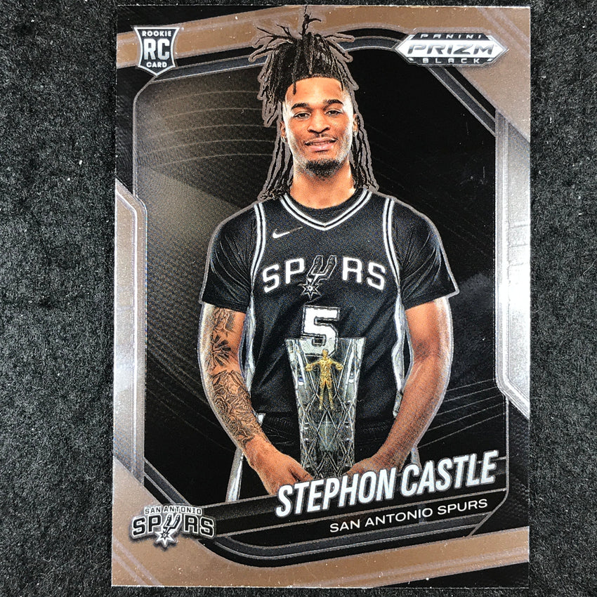 2024-25 Prizm Black STEPHON CASTLE Rookie Base #96