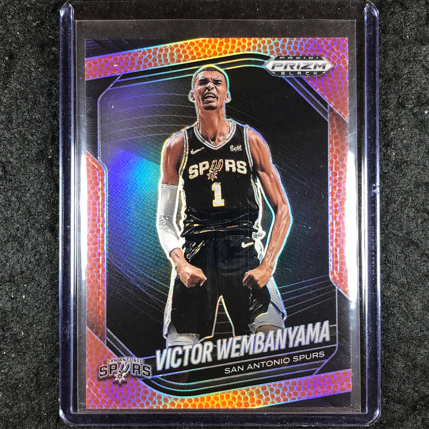 2024-25 Prizm Black VICTOR WEMBANYAMA Base Basketball /225 #1