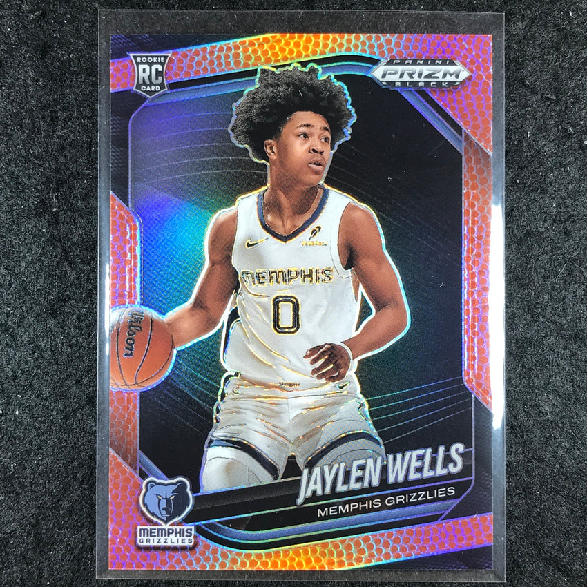 2024-25 Prizm Black JAYLEN WELLS Rookie Base Basketball /225 #34