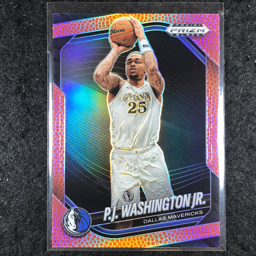 2024-25 Prizm Black P.J. WASHINGTON JR. Base Basketball /225 #38