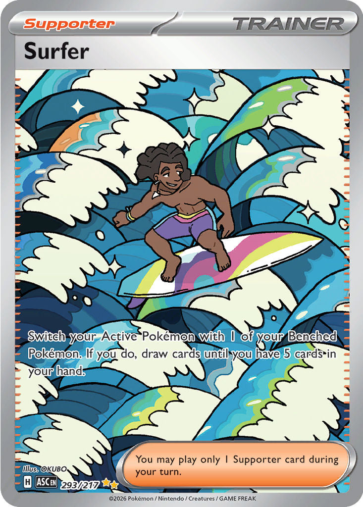 Surfer - ( 293/217 ) - [SPECIAL ILLUSTRATION RARE] - Pokemon ME Ascended Heroes