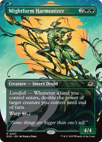 BORDERLESS Mightform Harmonizer - #297 - Rare - Edge of Eternities