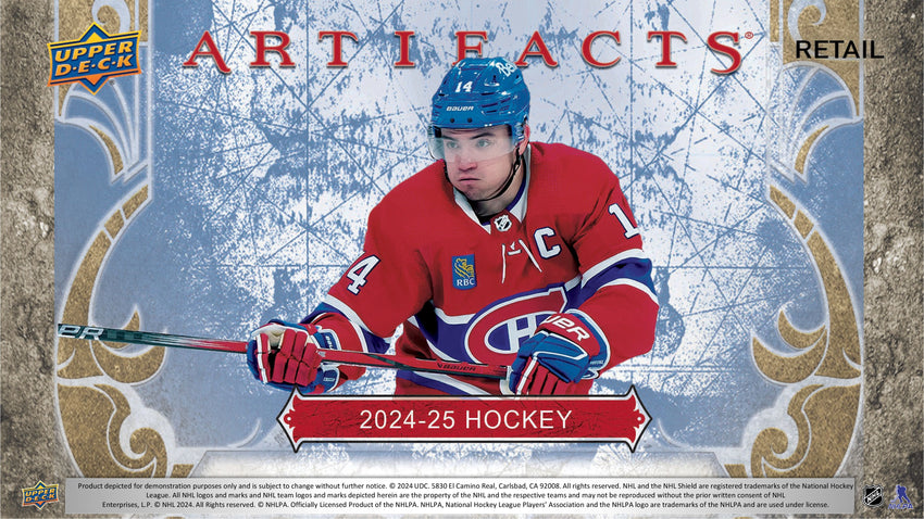2024-25 Upper Deck Artifacts Hockey Blaster Box-Cherry Collectables