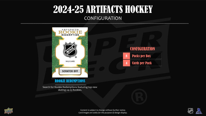 2024-25 Upper Deck Artifacts Hockey Blaster Box-Cherry Collectables