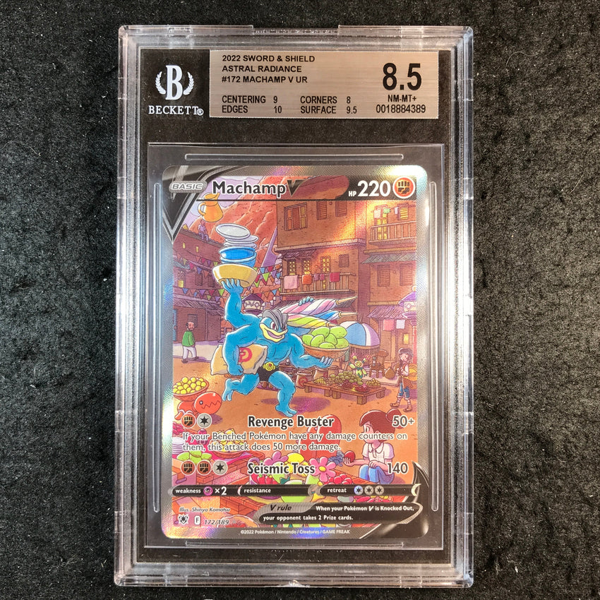 BGS 8.5 Machamp V - 172/189 - Alternate Art Astral Radiance 389