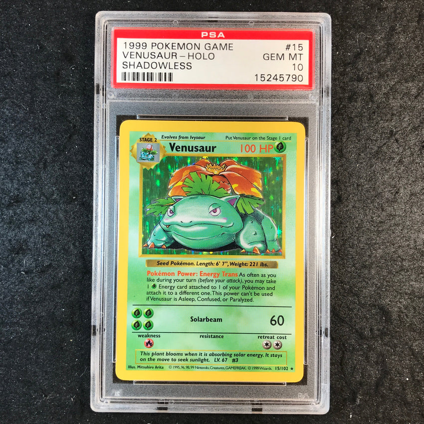 PSA 10 Venusaur - 1999 Foil Shadowless Base Set Unlimited 790