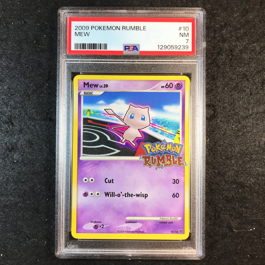 PSA 7 Mew LV.39 - 10/16 - 2009 Pokemon Rumble 239