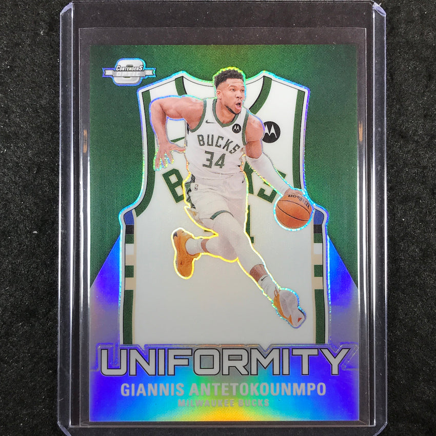 2023-24 Contenders Optic GIANNIS ANTETOKOUNMPO Uniformity Silver #10