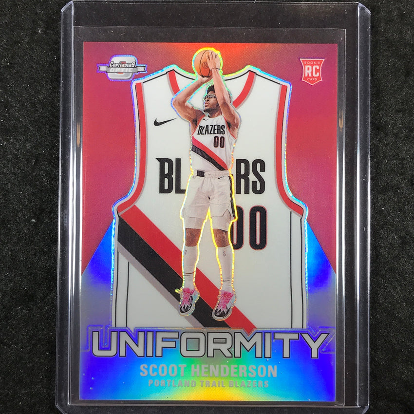 2023-24 Contenders Optic SCOOT HENDERSON Uniformity Rookie Silver #15