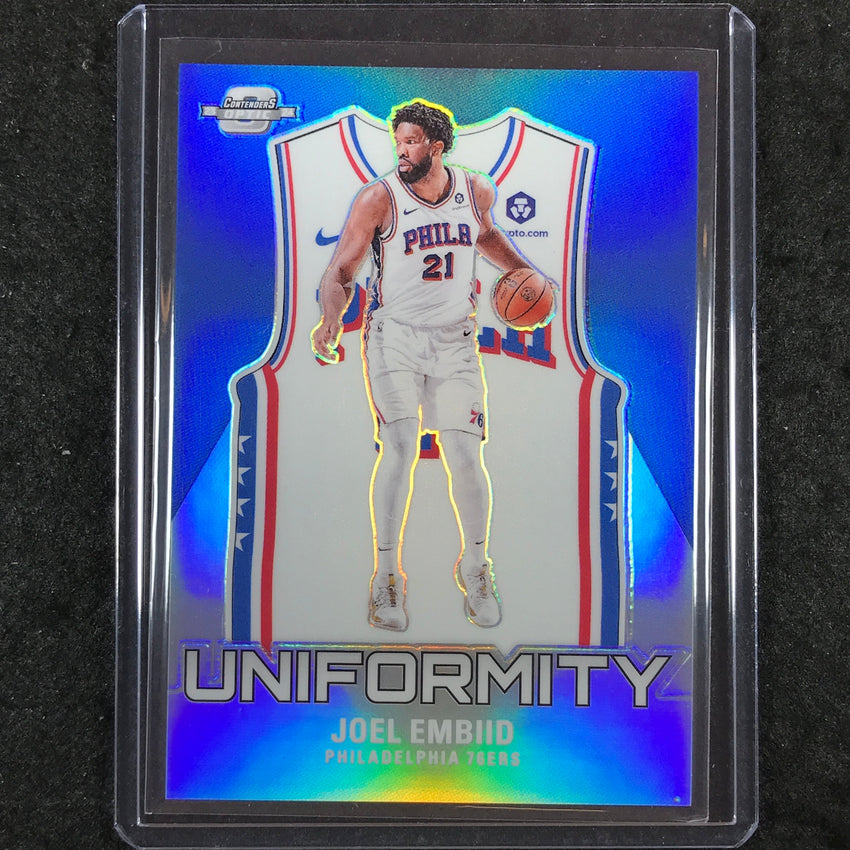 2023-24 Contenders Optic JOEL EMBIID Uniformity Silver #28