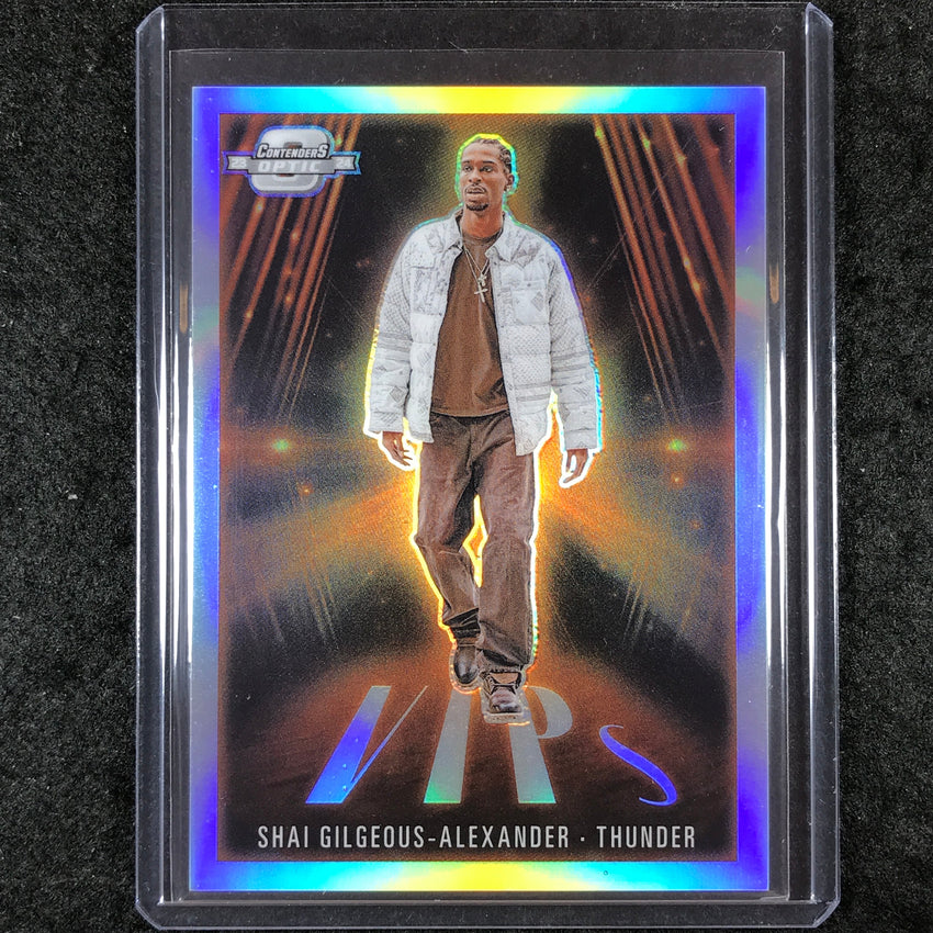 2023-24 Contenders Optic SHAI GILGEOUS-ALEXANDER VIPs Silver #12