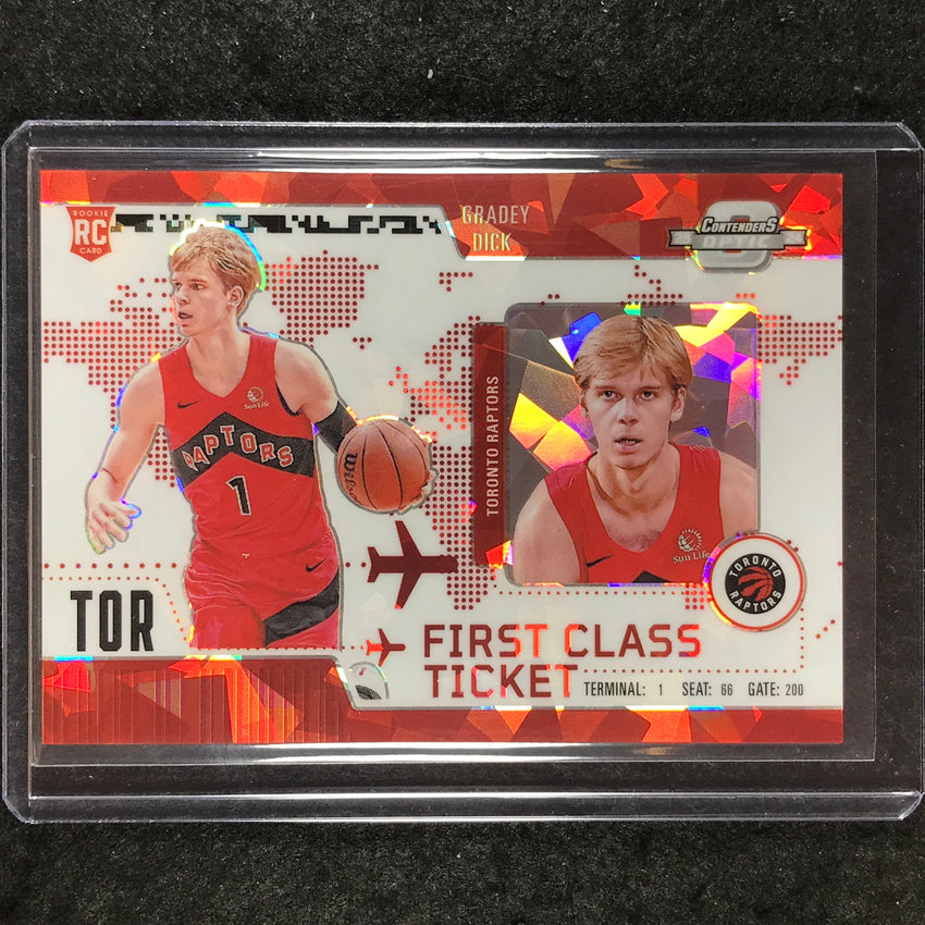 2023-24 Contenders Optic GRADEY DICK First Class Ticket Rookie Red Ice 68/175