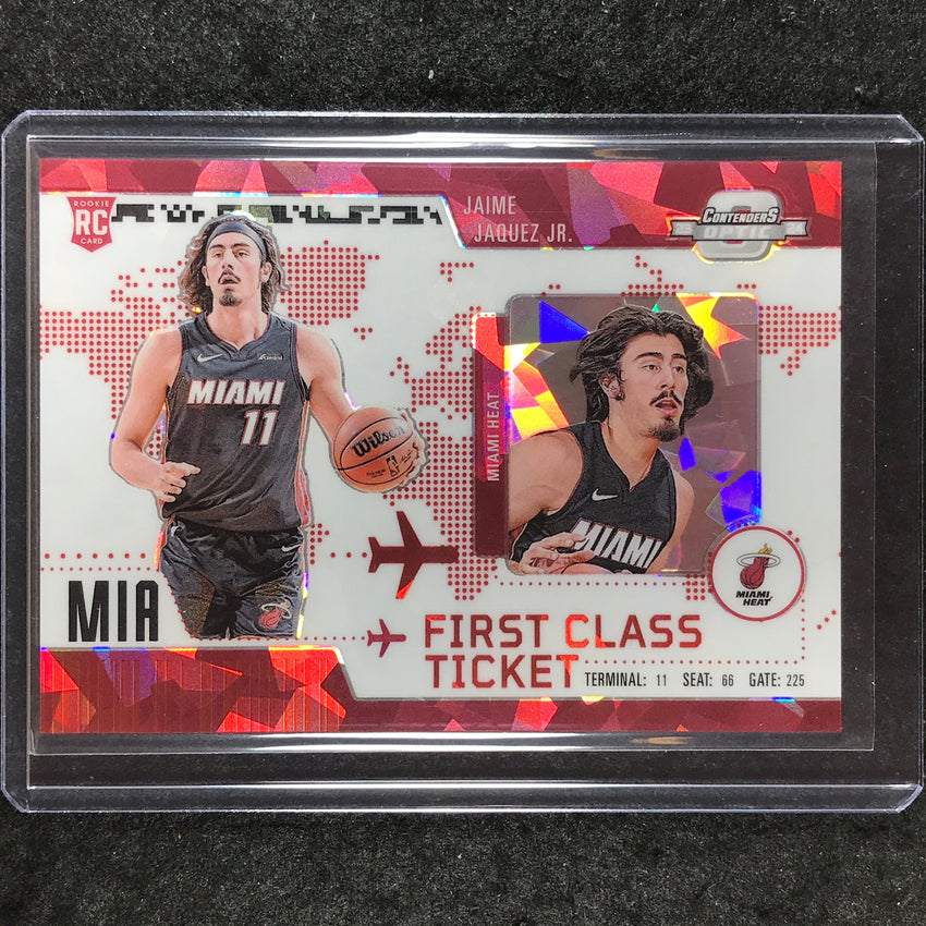 2023-24 Contenders Optic JAIME JAQUEZ JR. First Class Ticket Rookie Red 74/175