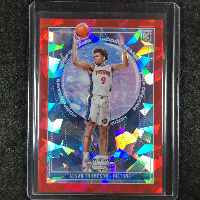 2023-24 Contenders Optic AUSAR THOMPSON Hoop Dreams Rookie Red Ice 10/175