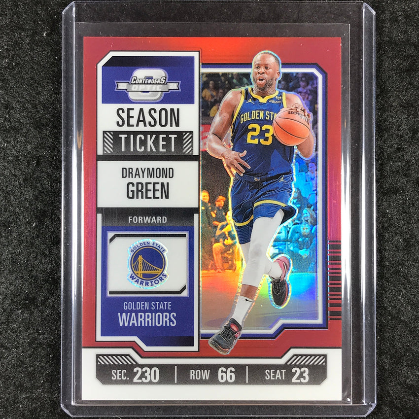 2023-24 Contenders Optic DRAYMOND GREEN Season Ticket Red #28