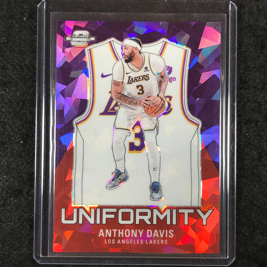 2023-24 Contenders Optic ANTHONY DAVIS Uniformity Red Cracked Ice 109/175