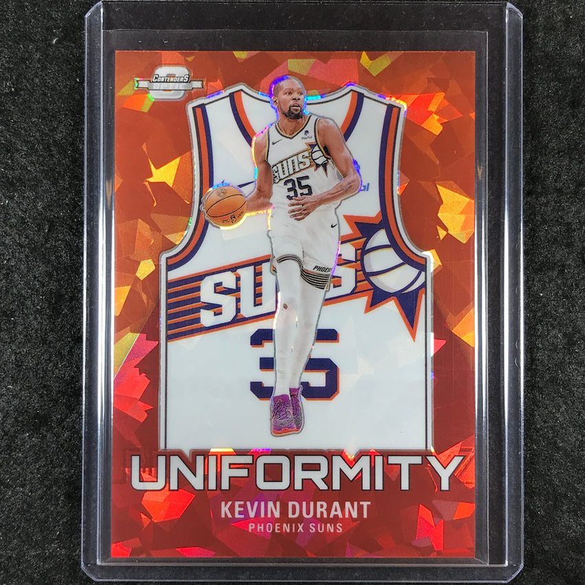 2023-24 Contenders Optic KEVIN DURANT Uniformity Red Cracked Ice 40/175