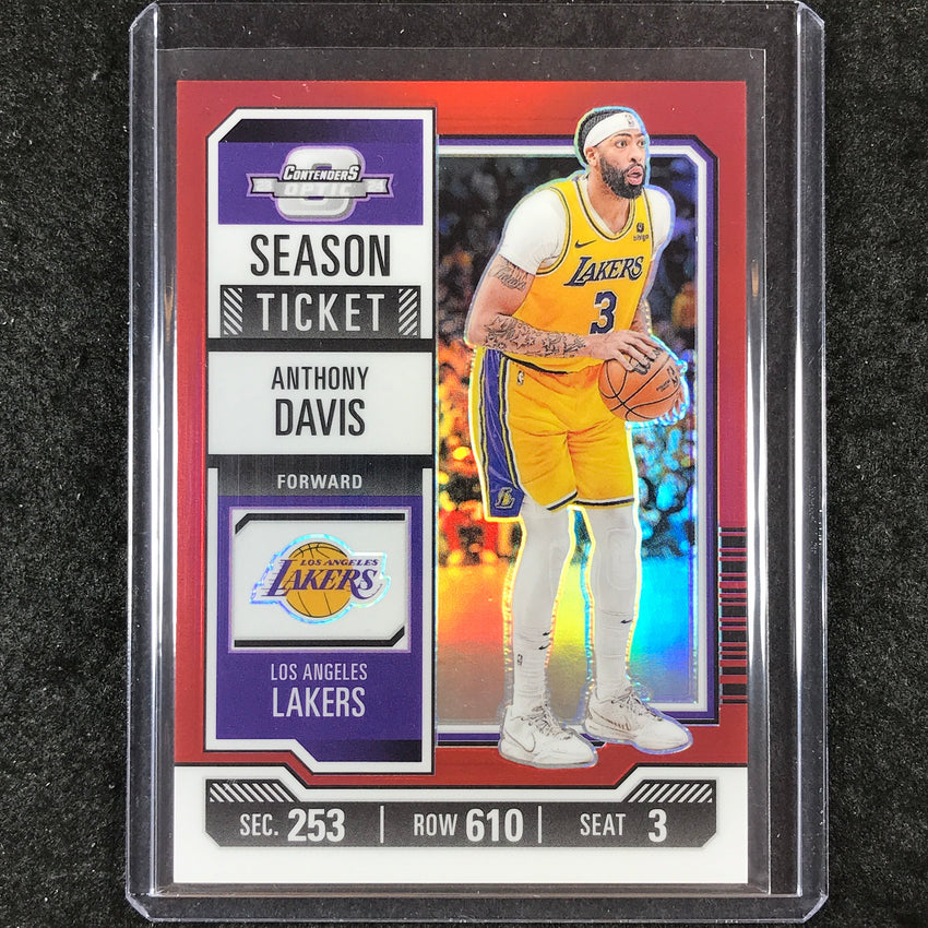 2023-24 Contenders Optic ANTHONY DAVIS Season Ticket Red #32