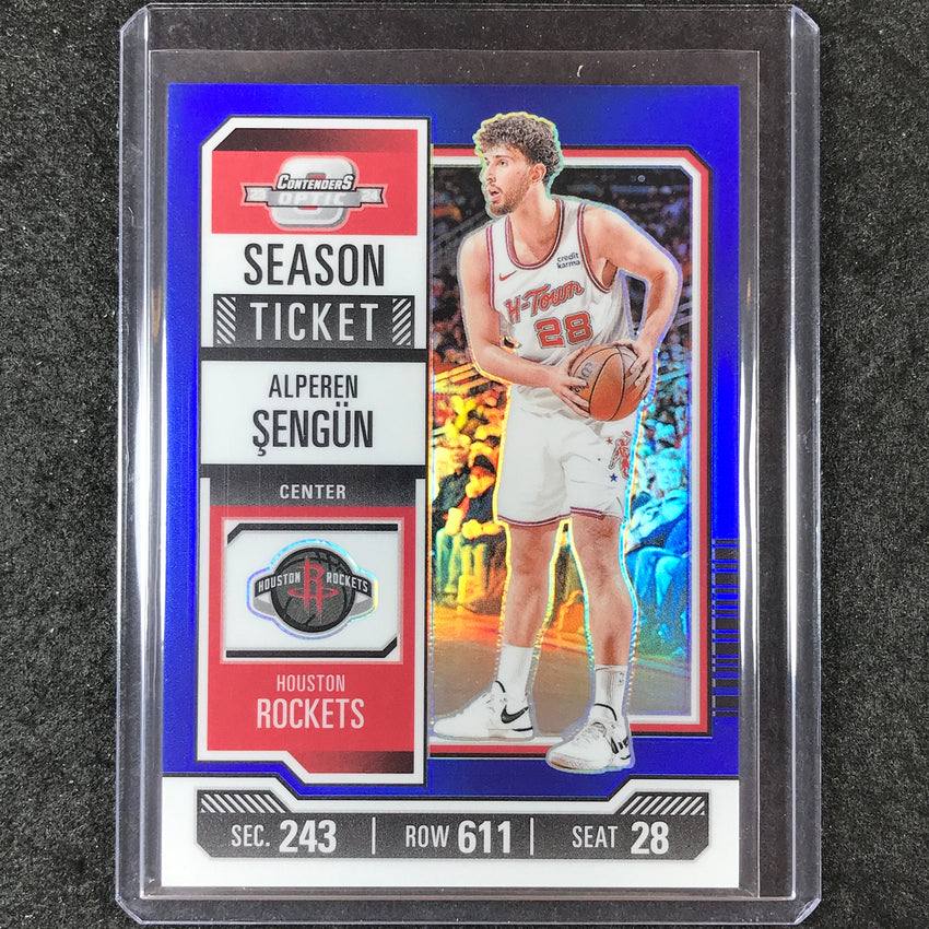 2023-24 Contenders Optic ALPEREN SENGUN Season Ticket Blue 19/99 #69