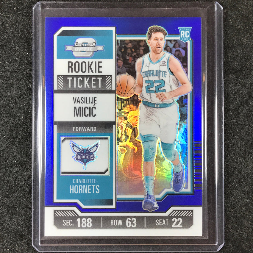 2023-24 Contenders Optic VASILIJE MICIC Rookie Ticket Blue 99/99 #25
