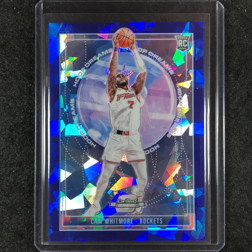 2023-24 Contenders Optic CAM WHITMORE Hoop Dreams Rookie Blue Cracked Ice 52/75