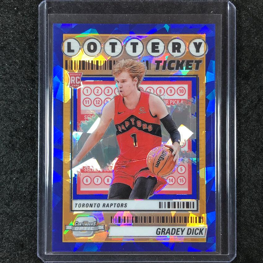 2023-24 Contenders Optic GRADEY DICK Lottery Ticket Rookie Blue Ice 27/75