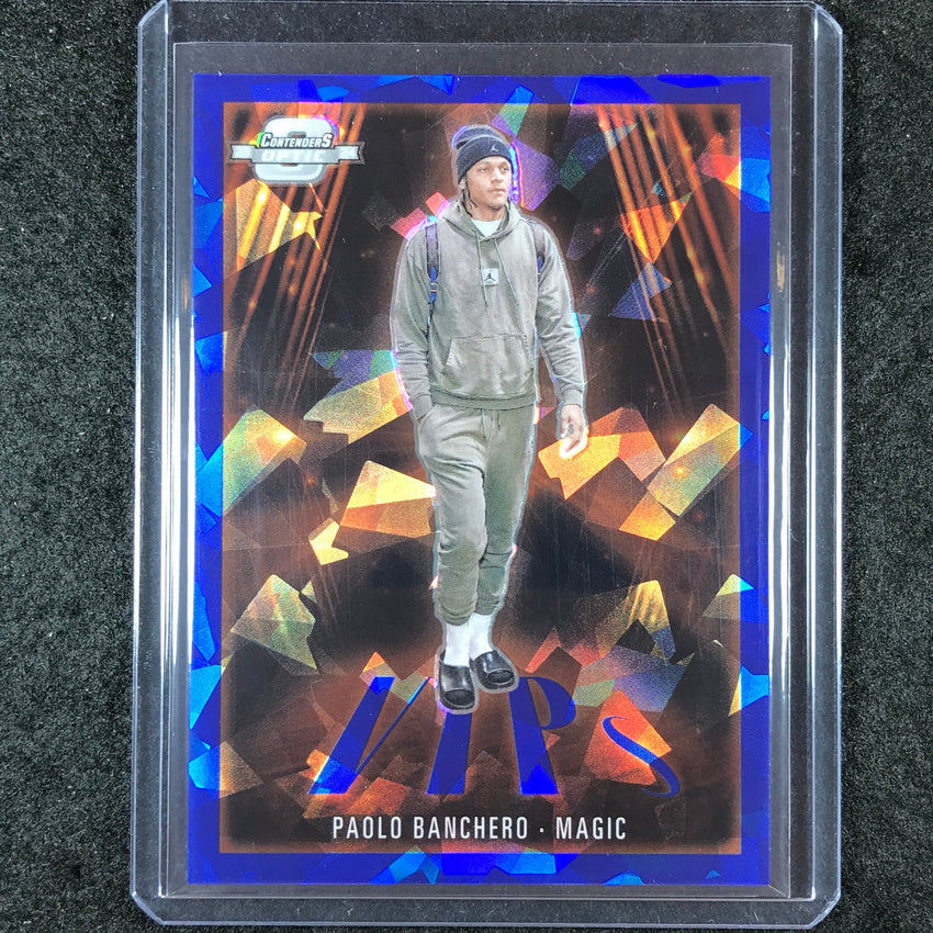 2023-24 Contenders Optic PAOLO BANCHERO VIPs Blue Cracked Ice 34/75