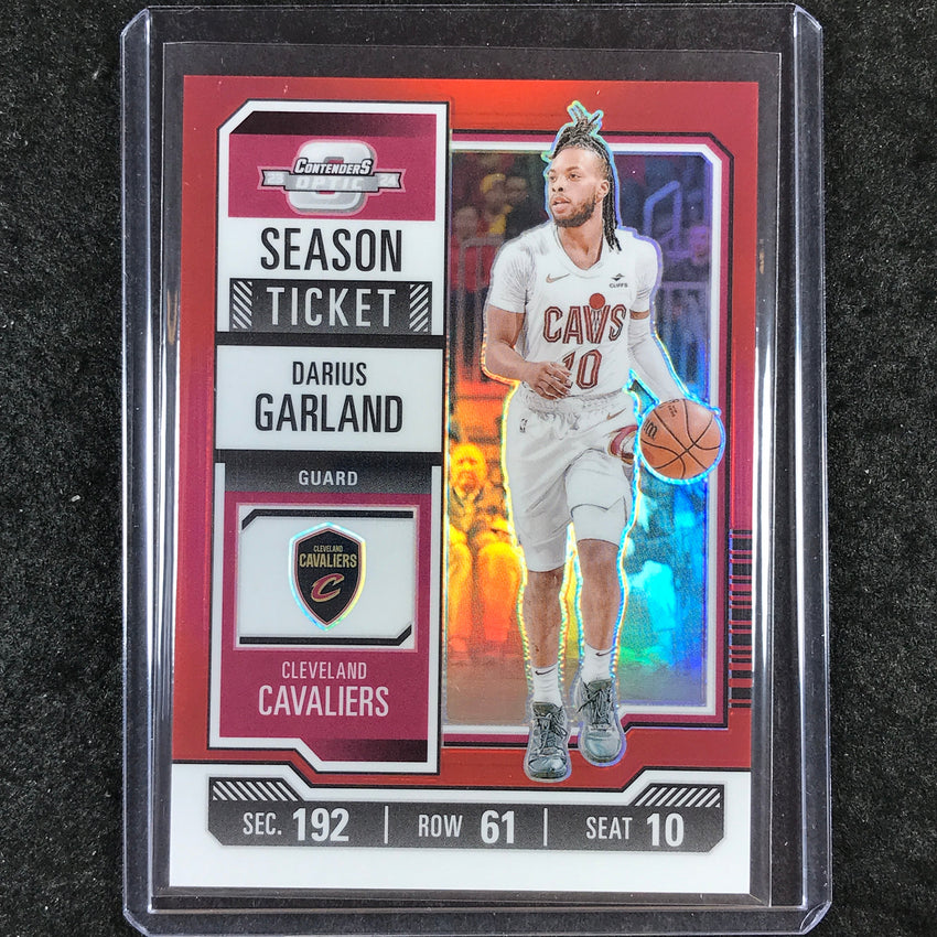 2023-24 Contenders Optic DARIUS GARLAND Season Ticket Red #53