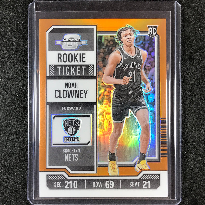 2023-24 Contenders Optic NOAH CLOWNEY Rookie Ticket Orange 4/49 #19