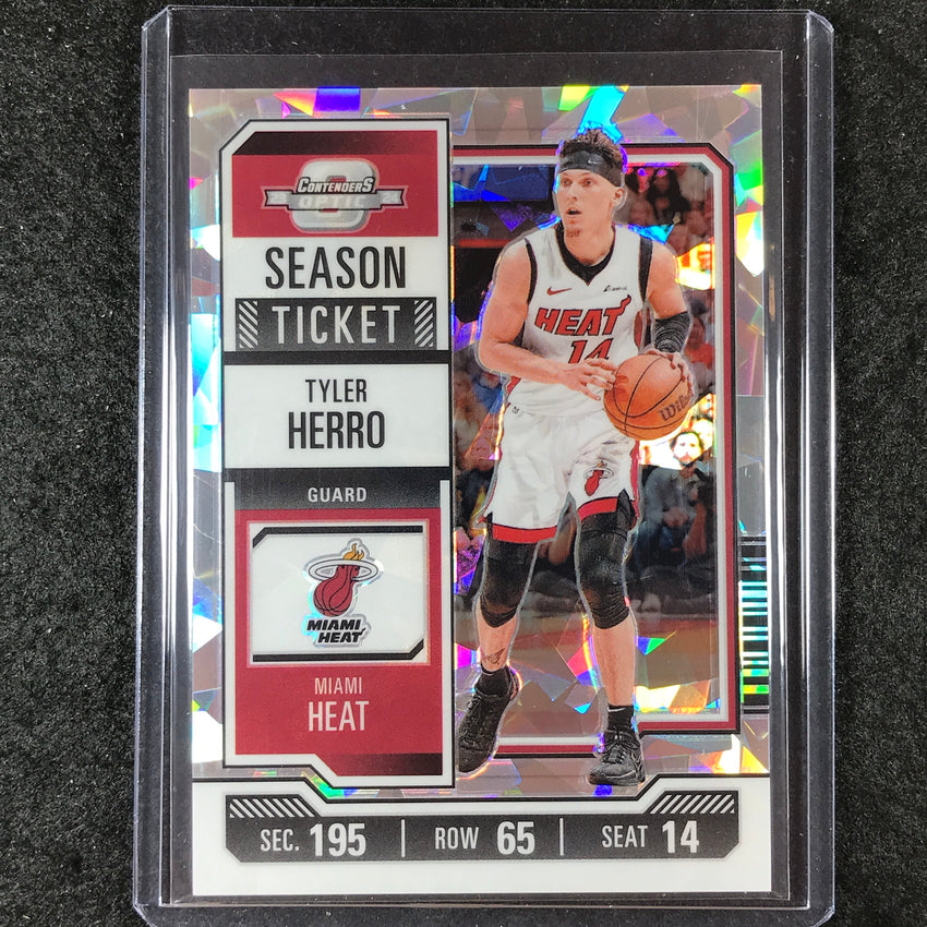2023-24 Contenders Optic TYLER HERRO Season Ticket Cracked Ice 19/23