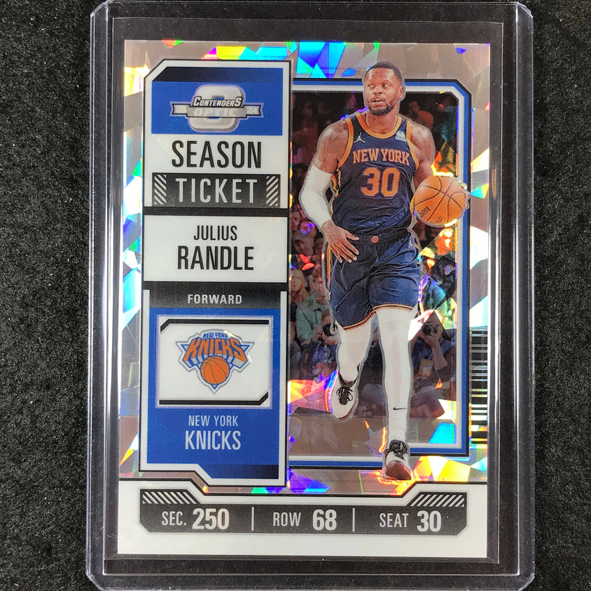 2023-24 Contenders Optic JULIUS RANDLE Season Ticket Cracked Ice 8/23
