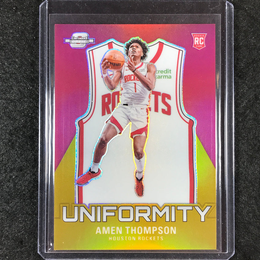 2023-24 Contenders Optic AMEN THOMPSON Uniformity Rookie Gold 3/10