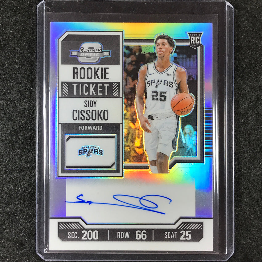 2023-24 Contenders Optic SIDY CISSOKO Rookie Ticket Auto Silver #110