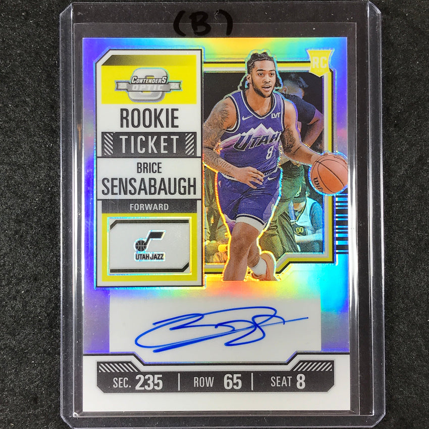 2023-24 Contenders Optic BRICE SENSABAUGH Rookie Ticket Auto Silver #111 (B)
