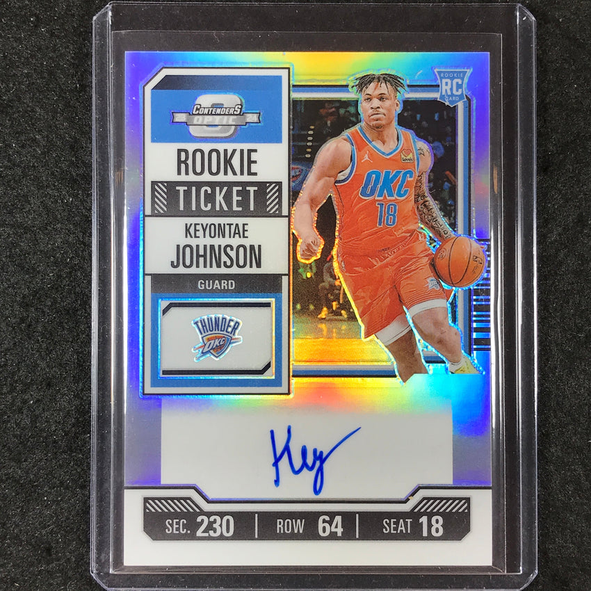 2023-24 Contenders Optic KEYONTAE JOHNSON Rookie Ticket Auto Silver #113