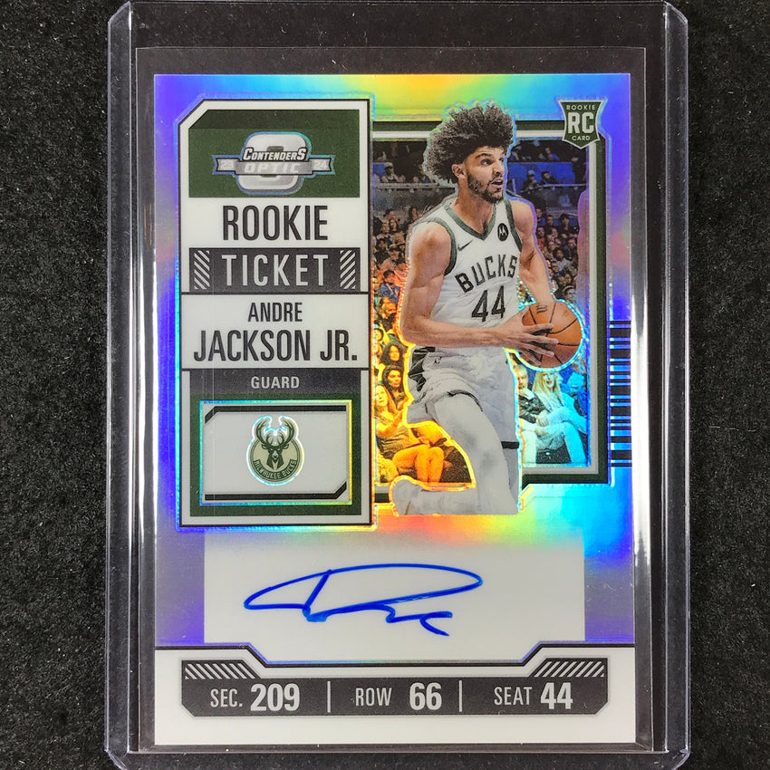 2023-24 Contenders Optic ANDRE JACKSON JR. Rookie Ticket Auto Silver #134
