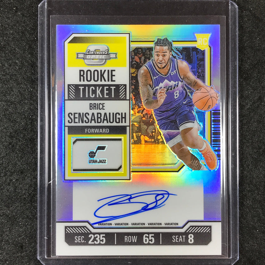 2023-24 Contenders Optic BRICE SENSABAUGH Variation Rookie Ticket Auto #111