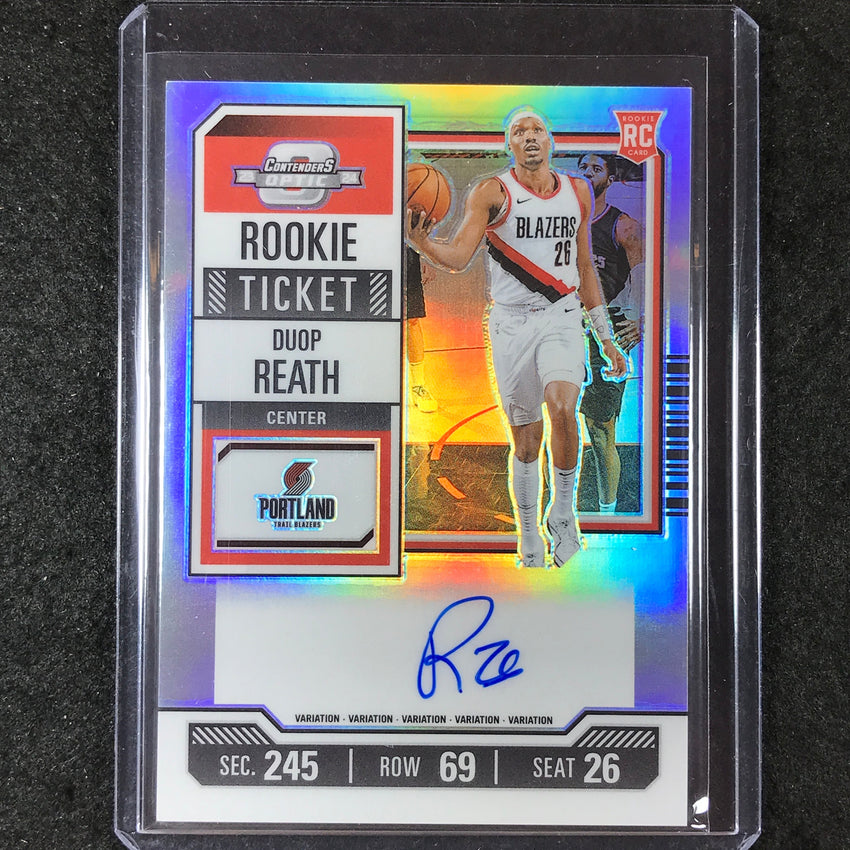 2023-24 Contenders Optic DUOP REATH Variation Rookie Ticket Auto Silver #131