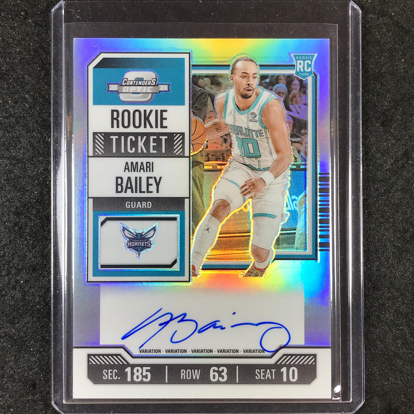 2023-24 Contenders Optic AMARI BAILEY Variation Rookie Ticket Auto Silver #133
