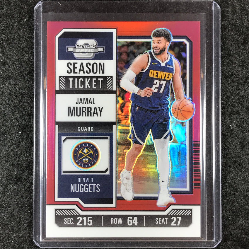 2023-24 Contenders Optic JAMAL MURRAY Season Ticket Red #62