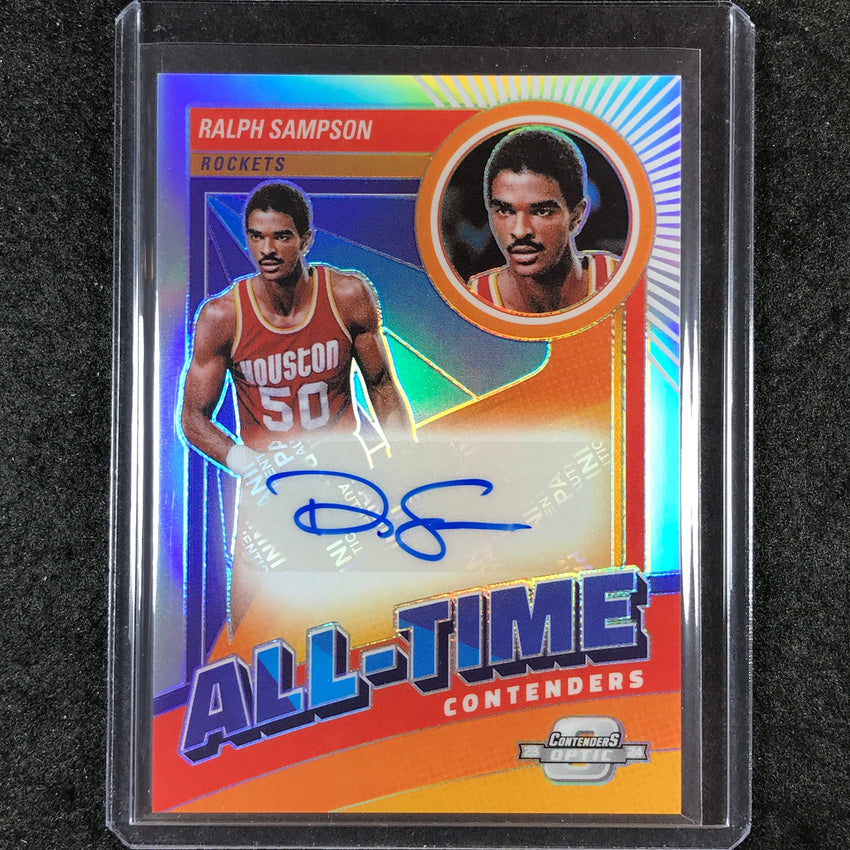 2023-24 Contenders Optic RALPH SAMPSON All-Time Contenders Auto Silver 49/125