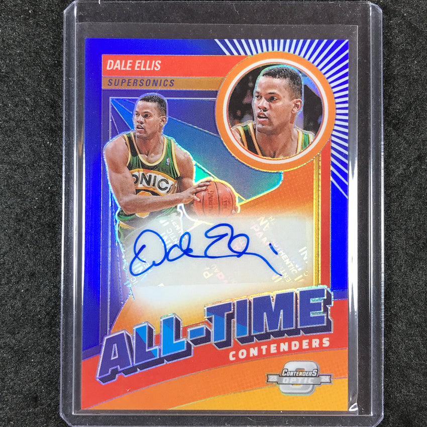2023-24 Contenders Optic DALE ELLIS All-Time Contenders Auto Blue 70/75