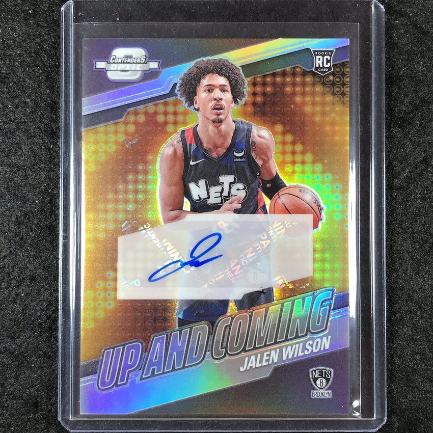 2023-24 Contenders Optic JALEN WILSON Up And Coming Rookie Auto Silver 22/125