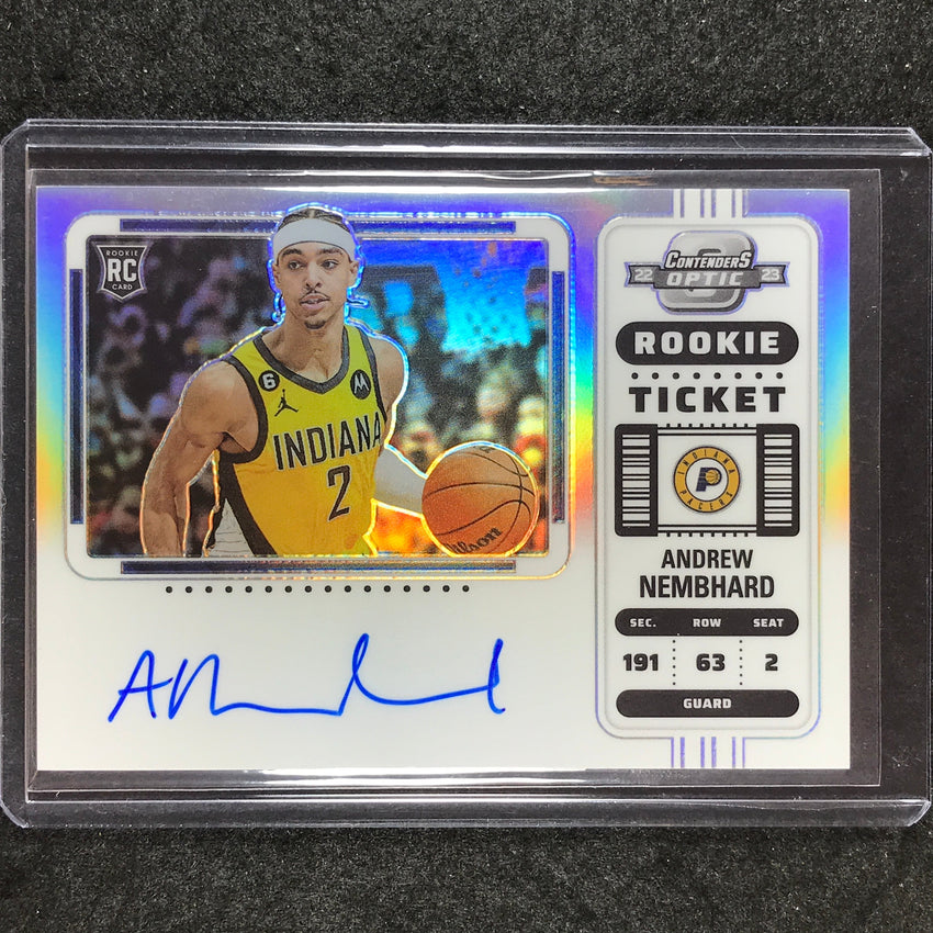 2023-24 Contenders Optic ANDREW NEMBHARD Update Rookie Variation Auto #125