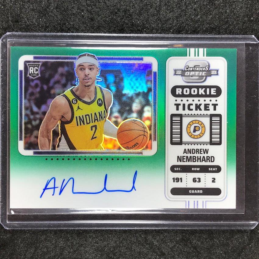 2023-24 Contenders Optic ANDREW NEMBHARD Update Rookie Variation Auto 44/75