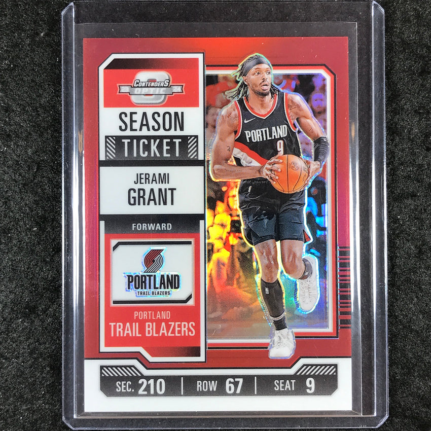 2023-24 Contenders Optic JERAMI GRANT Season Ticket Red #74