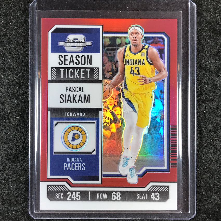 2023-24 Contenders Optic PASCAL SIAKAM Season Ticket Red #88